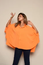 Butterfly Orange Blouse