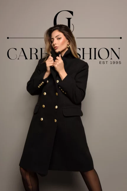 Black Cashmere Coat