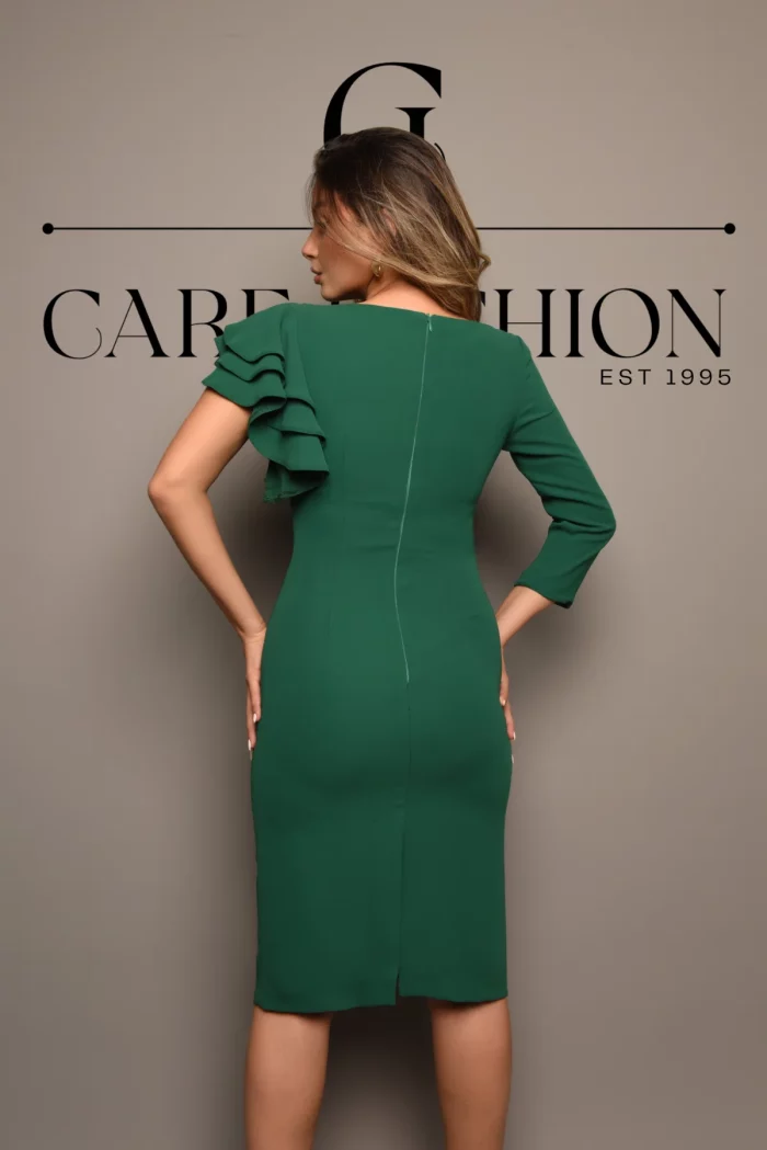 Green Dress Back